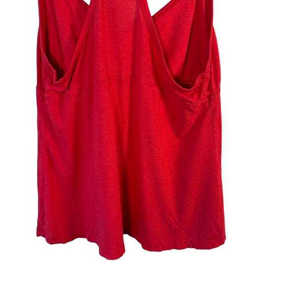 La Senza Red Ruffle Y2K Festival Sleeveless Tank Top Size M Casual Lounge - Picture 11 of 11